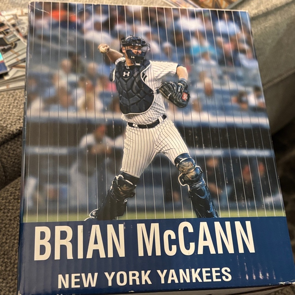 New York Yankees brain mcann bobble head